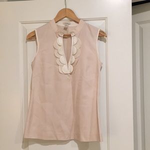 Jcrew sleeveless top size 0